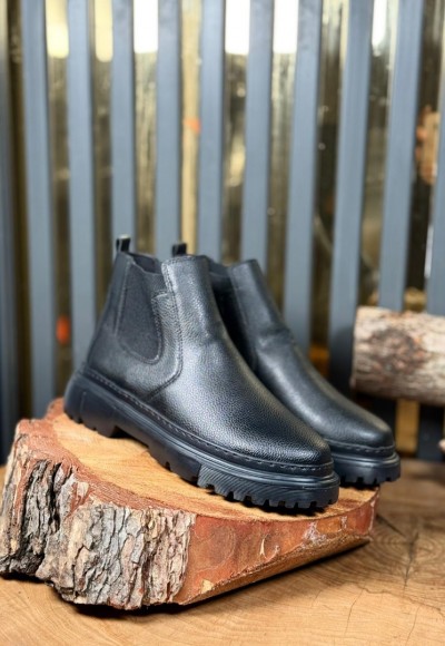 YENİ SEZON CHELSEA BANDAJLI BOT - SİYAH ŞİRİNGIL DERİ YENİ SEZON CHELSEA BANDAJLI BOT - SİYAH ŞİRİNGIL DERİ