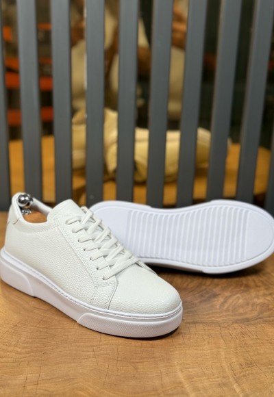 YENİ SEZON ZR MODEL - BEYAZ PÜTÜR DERİ 