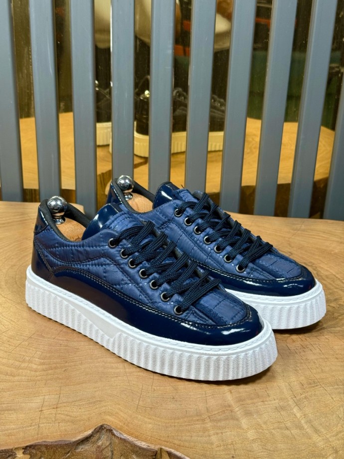 YENİ SEZON ZR CAPITONE MODEL - LACİVERT