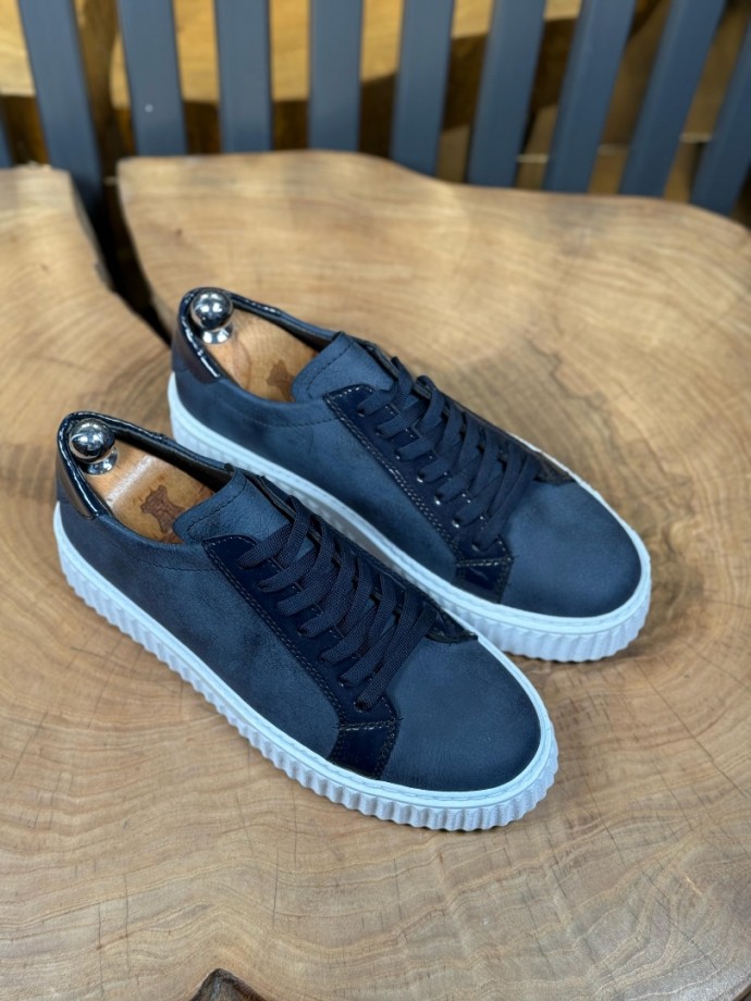 YENİ SEZON ZR CRAZY MODEL - LACİVERT DERİ