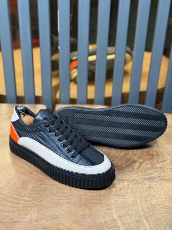 YENİ SEZON ZR CAPITONE MODEL - SİYAH TURUNCU KREM YENİ SEZON ZR CAPITONE MODEL - SİYAH TURUNCU KREM