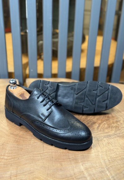 YENİ SEZON OXFORD MODEL - SİYAH MAT