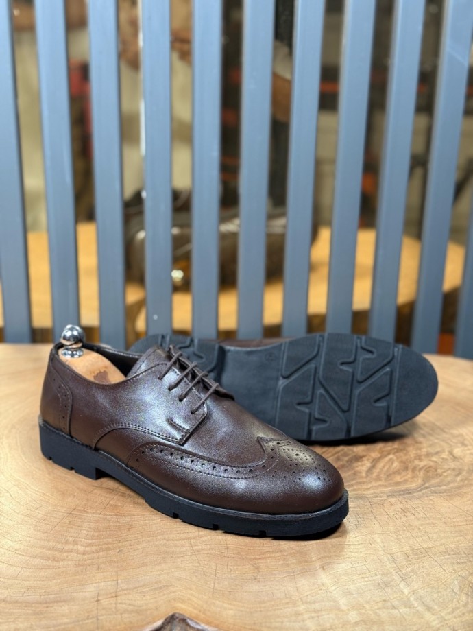 YENİ SEZON OXFORD MODEL - KAHVERENGİ YENİ SEZON OXFORD MODEL - KAHVERENGİ