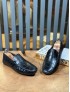YENİ SEZON YAZLIK SADE ROK MODEL - SİYAH KROKAN DERİ YENİ SEZON YAZLIK SADE ROK MODEL - SİYAH KROKAN DERİ