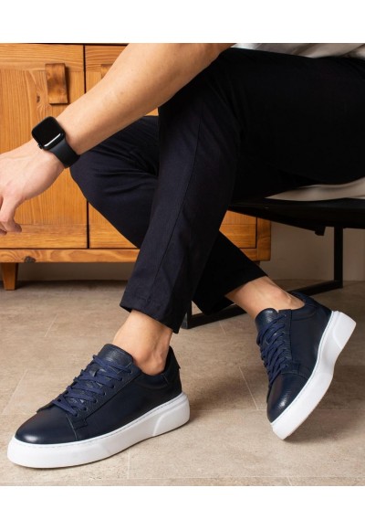 YENİ SEZON ZR MODEL - LACİVERT PÜTÜR MAT DERİ    