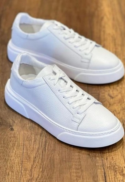 YENİ SEZON ZR MODEL - BEYAZ PÜTÜR MAT DERİ     