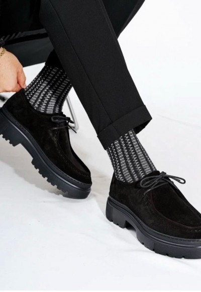 YENİ SEZON ZR MODEL - SİYAH SÜET      