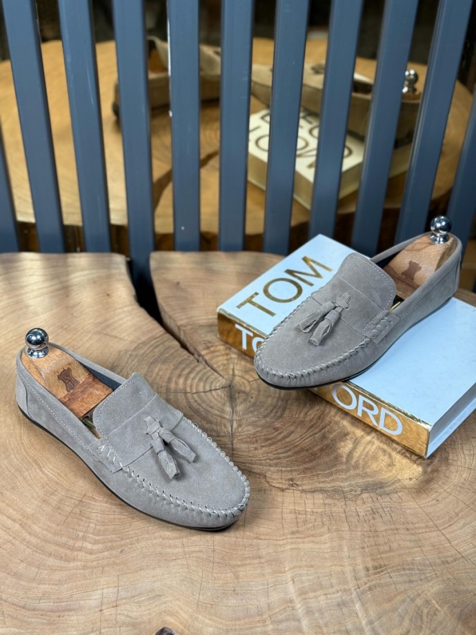 YENİ SEZON YAZLIK PRD ROK MODEL - BEJ SÜET