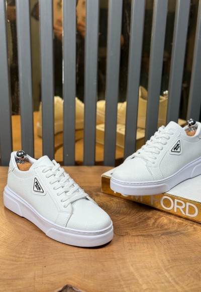 YENİ SEZON CASUAL PRD MODEL - BEYAZ PÜTÜR DERİ