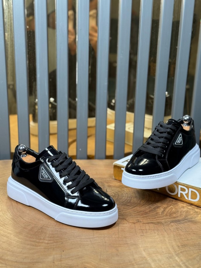 YENİ SEZON CASUAL PRD MODEL - SİYAH RUGAN DERİ YENİ SEZON CASUAL PRD MODEL - SİYAH RUGAN DERİ