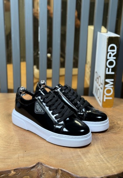 YENİ SEZON CASUAL PRD MODEL - SİYAH RUGAN DERİ