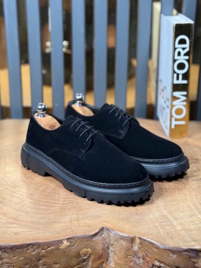 YENİ SEZON CASUAL PRD MODEL - SİYAH SÜET