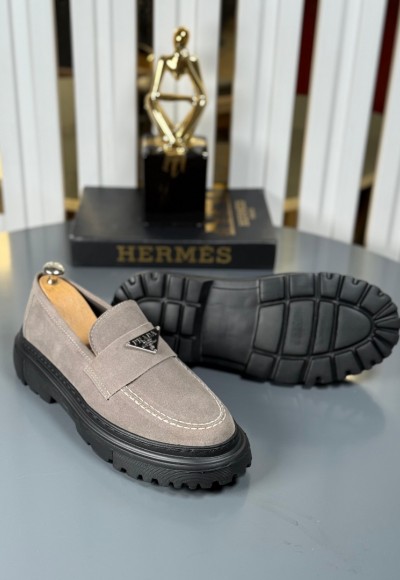 YENİ SEZON CASUAL MODEL  - GRİ SÜET