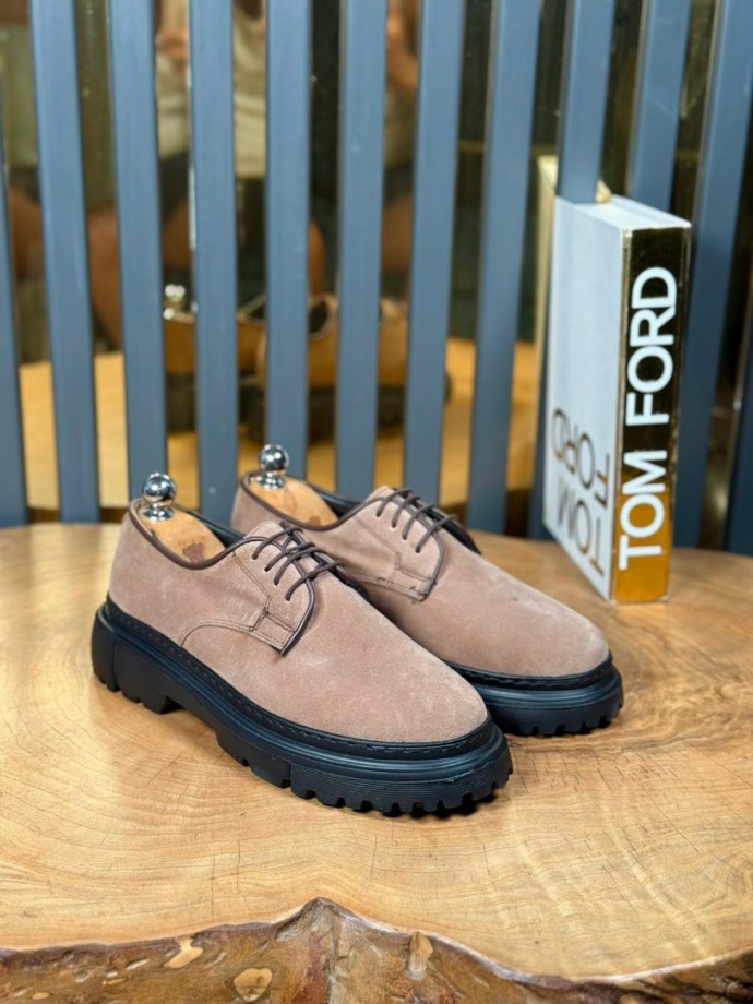YENİ SEZON CASUAL MODEL - BEJ SÜET