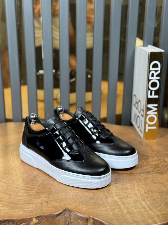 YENİ SEZON CASUAL ZR MODEL SNEAKER - SİYAH RUGAN YENİ SEZON CASUAL ZR MODEL SNEAKER - SİYAH RUGAN