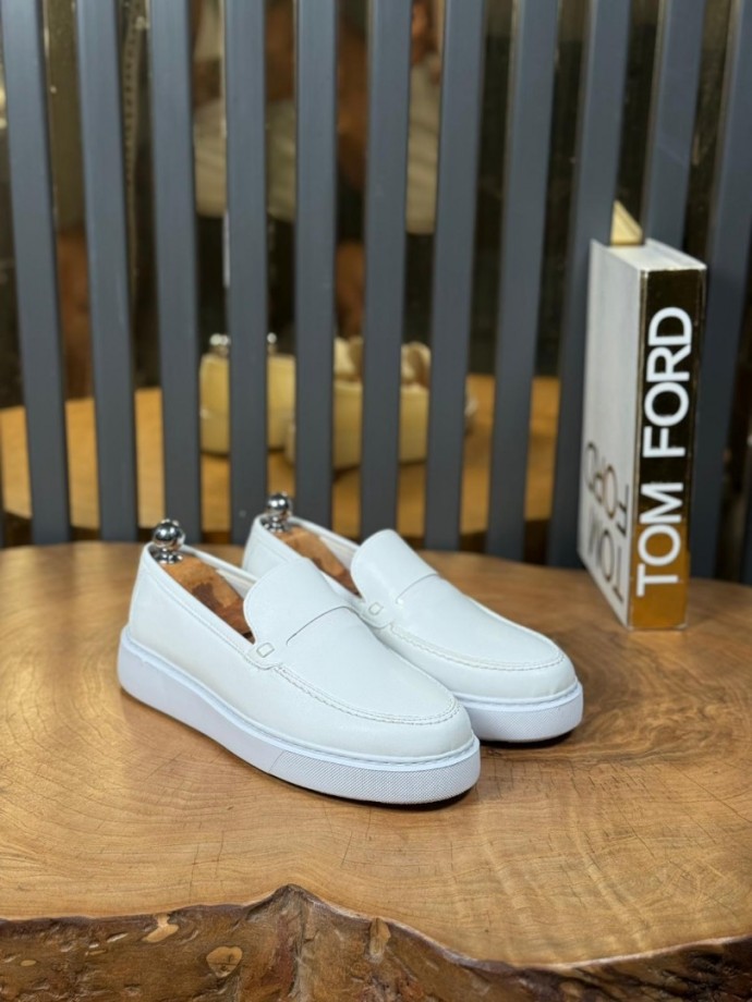 YENİ SEZON CASUAL ZR MODEL SNEAKER - BEYAZ CİLT YENİ SEZON CASUAL ZR MODEL SNEAKER - BEYAZ CİLT