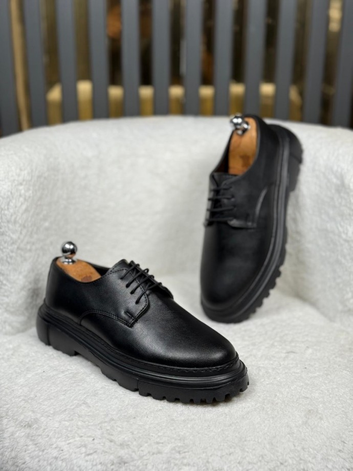  YENİ SEZON CASUAL YENİ MODEL - SİYAH MAT DERİ