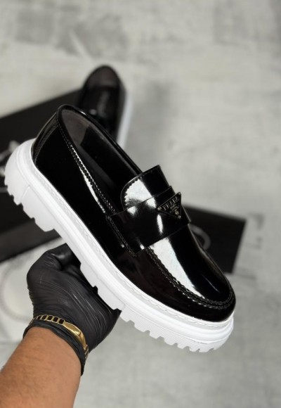 İTHAL YENİ SEZON PRD CASUAL MODEL - SİYAH RUGAN DERİ İTHAL YENİ SEZON PRD CASUAL MODEL - SİYAH RUGAN DERİ