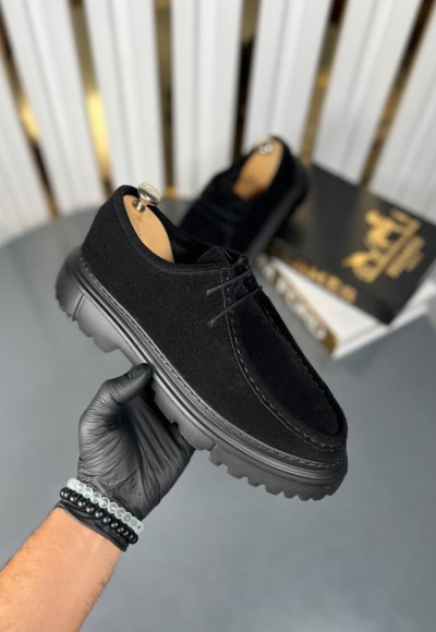 İTHAL YENİ SEZON ZR CASUAL MODEL - SİYAH SÜET İTHAL YENİ SEZON ZR CASUAL MODEL - SİYAH SÜET