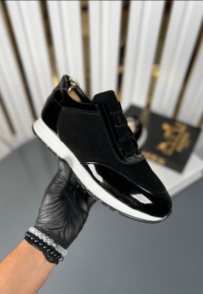 İTHAL YENİ SEZON SPOR ZR MODEL - SİYAH RUGAN VE SÜET İTHAL YENİ SEZON SPOR ZR MODEL - SİYAH RUGAN VE SÜET