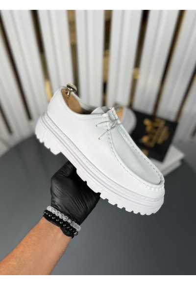  İTHAL YENİ SEZON CASUAL ZR MODEL - BEYAZ DERİ MAT