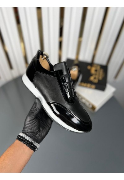  İTHAL YENİ SEZON CASUAL ZR MODEL - SİYAH RUGAN / MAT