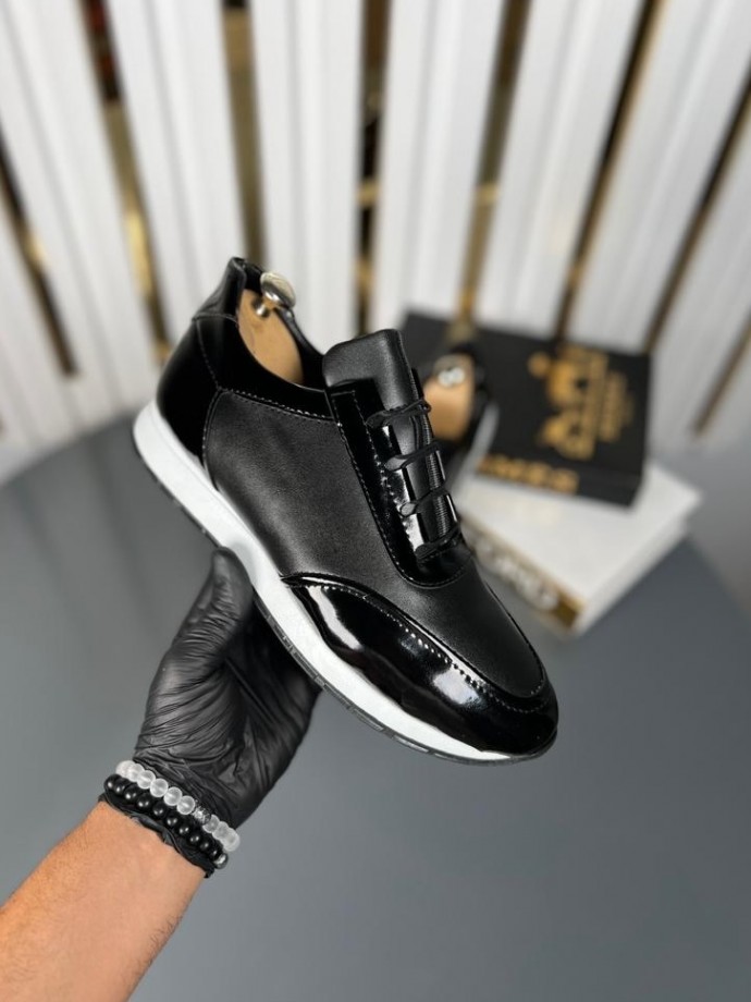  İTHAL YENİ SEZON CASUAL ZR MODEL - SİYAH RUGAN / MAT