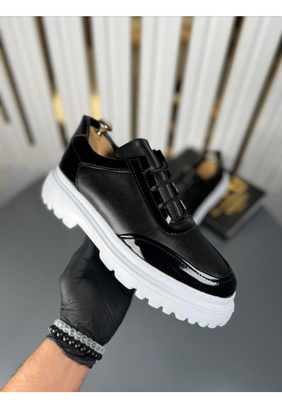  İTHAL YENİ SEZON CASUAL ZR MODEL - SİYAH RUGAN / MAT