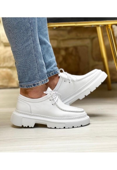  İTHAL YENİ SEZON CASUAL ZR MODEL - BEYAZ DERİ MAT