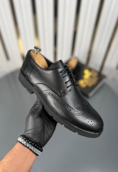 YENİ SEZON OXFORD MODEL - SİYAH MAT      