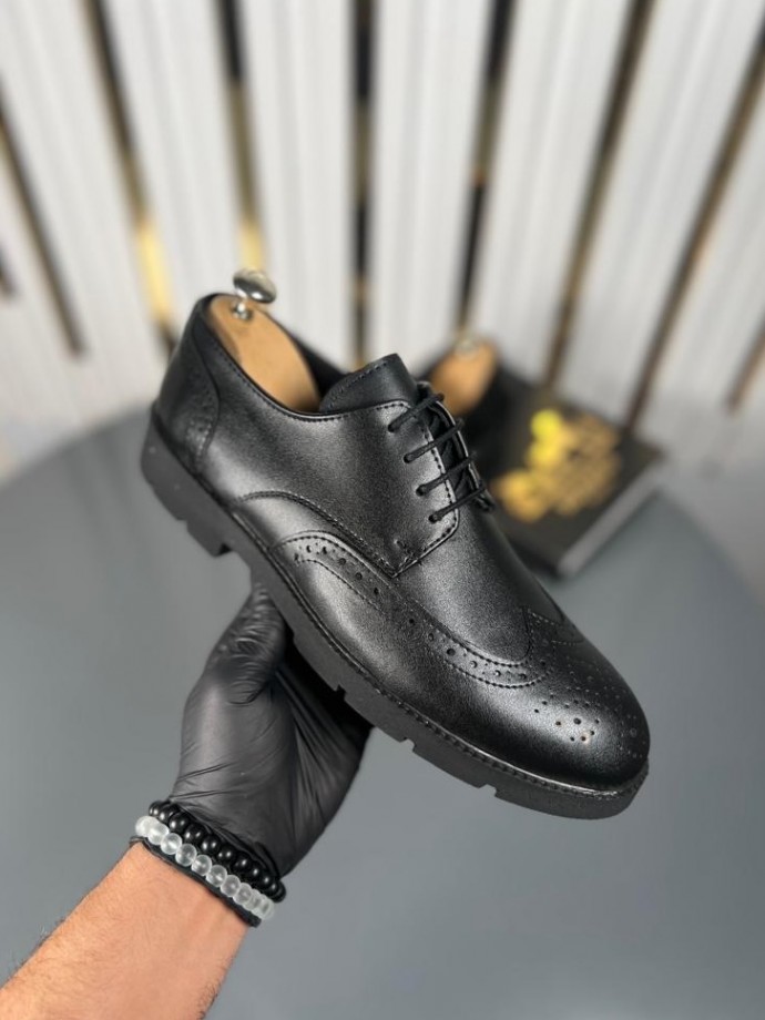 YENİ SEZON OXFORD MODEL - SİYAH MAT      
