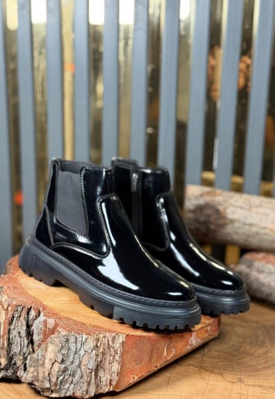  YENİ SEZON CHELSEA FERMUARLI BOT - SİYAH RUGAN