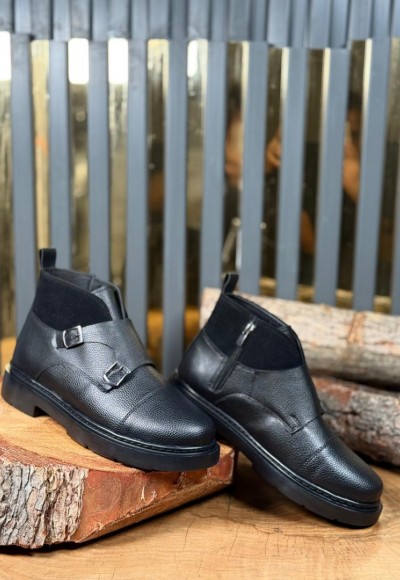 YENİ SEZON CHELSEA ÇİFT TOKA BOT - SİYAH DERİ YENİ SEZON CHELSEA ÇİFT TOKA BOT - SİYAH DERİ