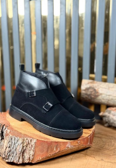 YENİ SEZON CHELSEA ÇİFT TOKA EVA BOT - SİYAH SÜET YENİ SEZON CHELSEA ÇİFT TOKA EVA BOT - SİYAH SÜET