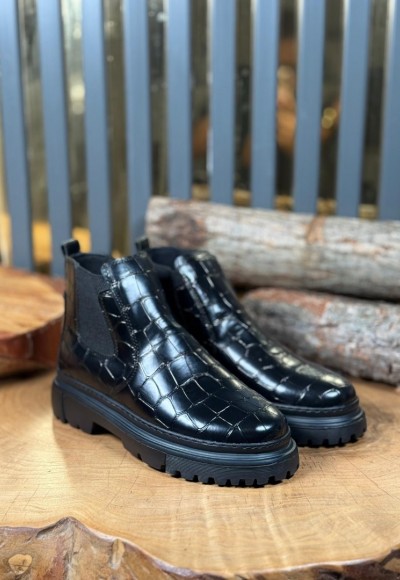 YENİ SEZON CHELSEA KROKAN BOT - SİYAH KROKAN DERİ