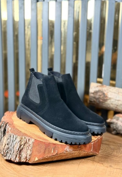 YENİ SEZON CHELSEA BANDAJLI BOT - SİYAH SÜET YENİ SEZON CHELSEA BANDAJLI BOT - SİYAH SÜET