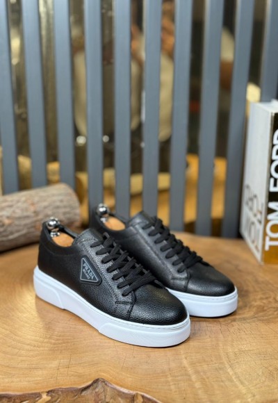  YENİ SEZON PRD CASUAL MODEL - SİYAH DERİ