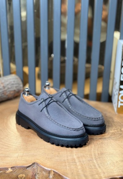 YENİ SEZON ZRA CASUAL MODEL - GRİ SÜET