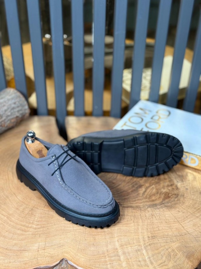 YENİ SEZON ZRA CASUAL MODEL - GRİ SÜET