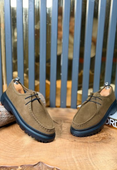 YENİ SEZON ZRA CASUAL MODEL - HAKİ YEŞİL SÜET