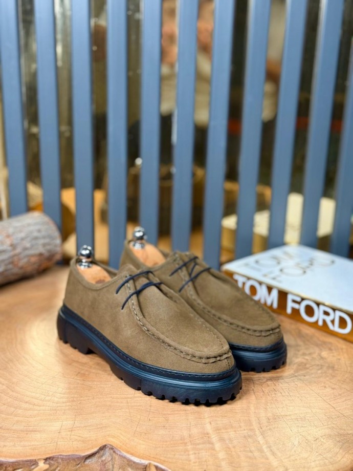 YENİ SEZON ZRA CASUAL MODEL - HAKİ YEŞİL SÜET