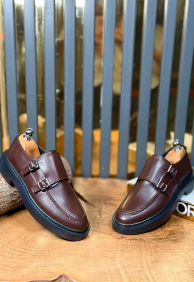 YENİ SEZON PRD ÇİFT TOKA PREMIUM MODEL - KAHVERENGİ DERİ