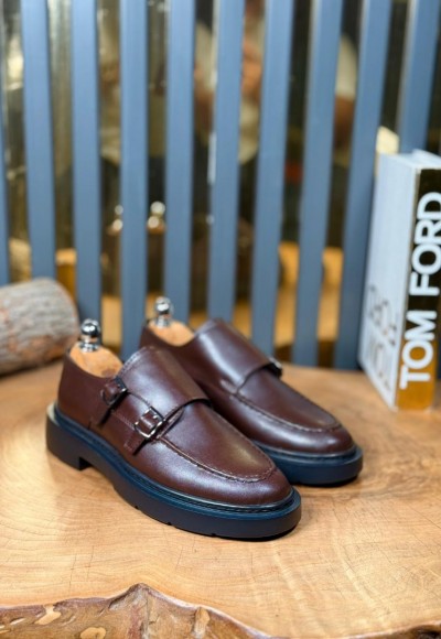 YENİ SEZON PRD ÇİFT TOKA PREMIUM MODEL - KAHVERENGİ DERİ