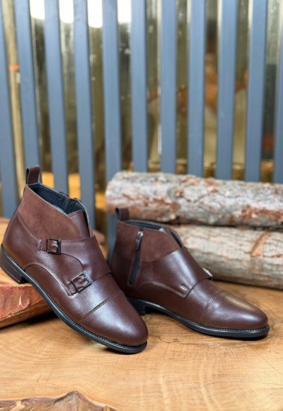 YENİ SEZON CHELSEA ÇİFT TOKA BOT - KAHVE DERİ