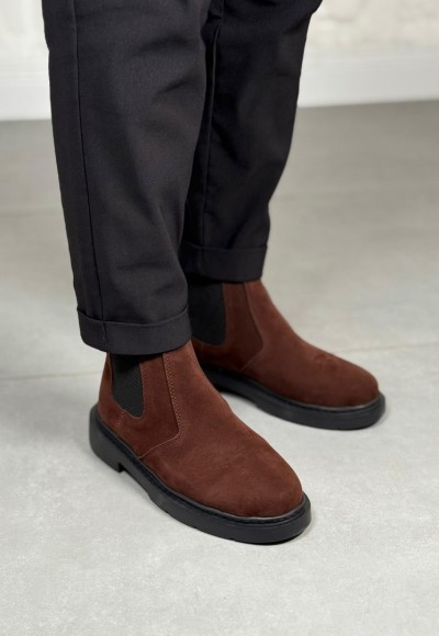 YENİ SEZON CHELSEA ZRA MODEL BOT - KAHVERENGİ SÜET