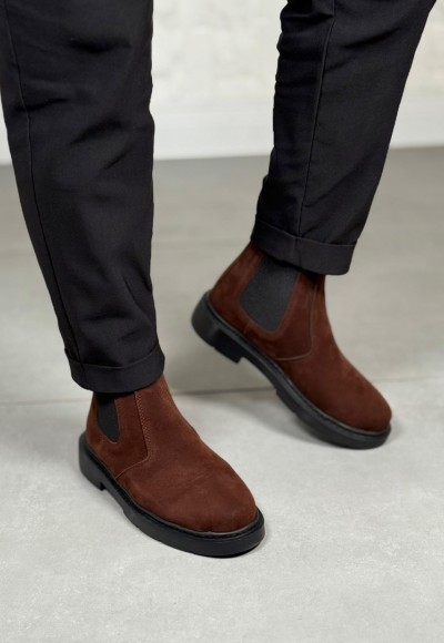 YENİ SEZON CHELSEA ZRA MODEL BOT - KAHVERENGİ SÜET