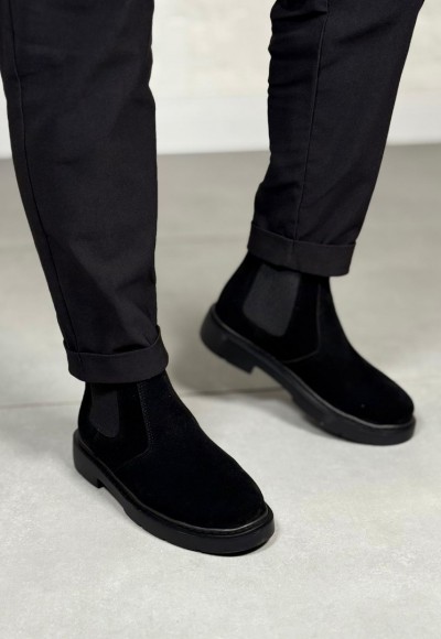 YENİ SEZON CHELSEA ZRA MODEL BOT - SİYAH SÜET