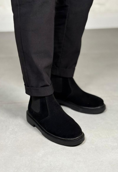 YENİ SEZON CHELSEA ZRA MODEL BOT - SİYAH SÜET