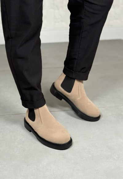 YENİ SEZON CHELSEA ZRA MODEL BOT - KUM BEJİ SÜET