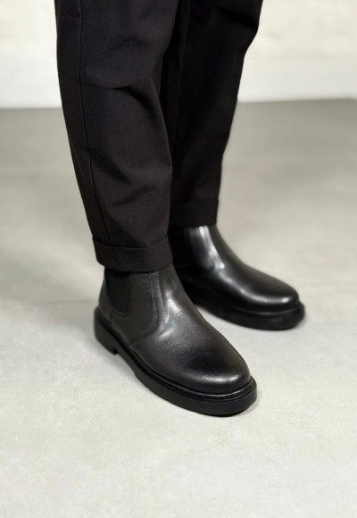 YENİ SEZON CHELSEA ZRA MODEL BOT - SİYAH DERİ